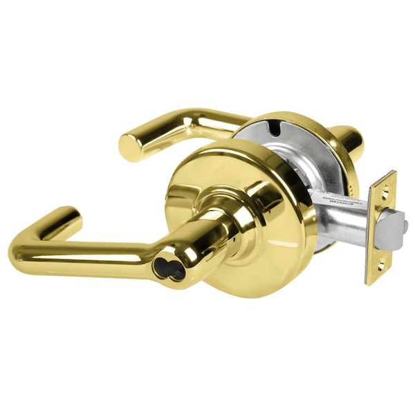Schlage Grade 2 Storeroom Cylindrical Lock with Field Selectable Vandlgard, Tubular Lever, FSIC Less Core, B ALX80J TLR 605 - main